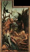 Matthias  Grunewald Sts Paul and Antony in the Desert oil painting reproduction